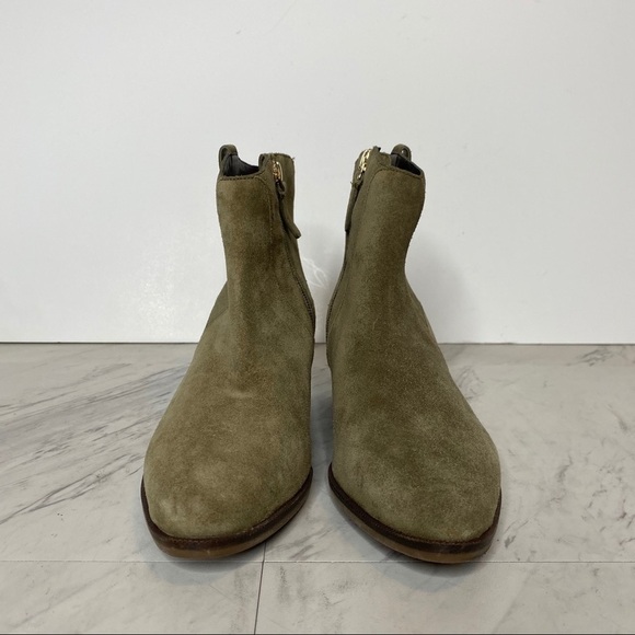 New! Cole Haan Maci Green Suede Bootie 7B - Picture 2 of 13
